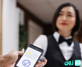 دستگاه حضور و غیاب هتل | اپلیکیشن زون | hotel-attendance-device